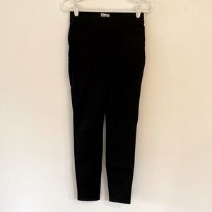Madewell Anywhere Jean black super stretchy skinny jeans